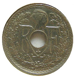 Monnaies de la 3ième République, la rare 5ct 1938 étoile