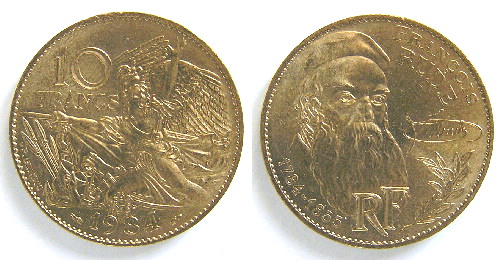 Monnaies de la 5ième République, commémoratives