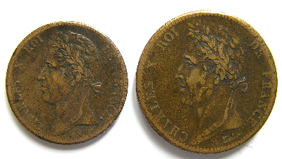 Monnaies de Charles X